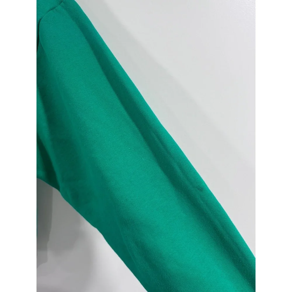 Alo Yoga Green Accolade Oversized Crewneck Sweatshirt Pullover Women Size Small